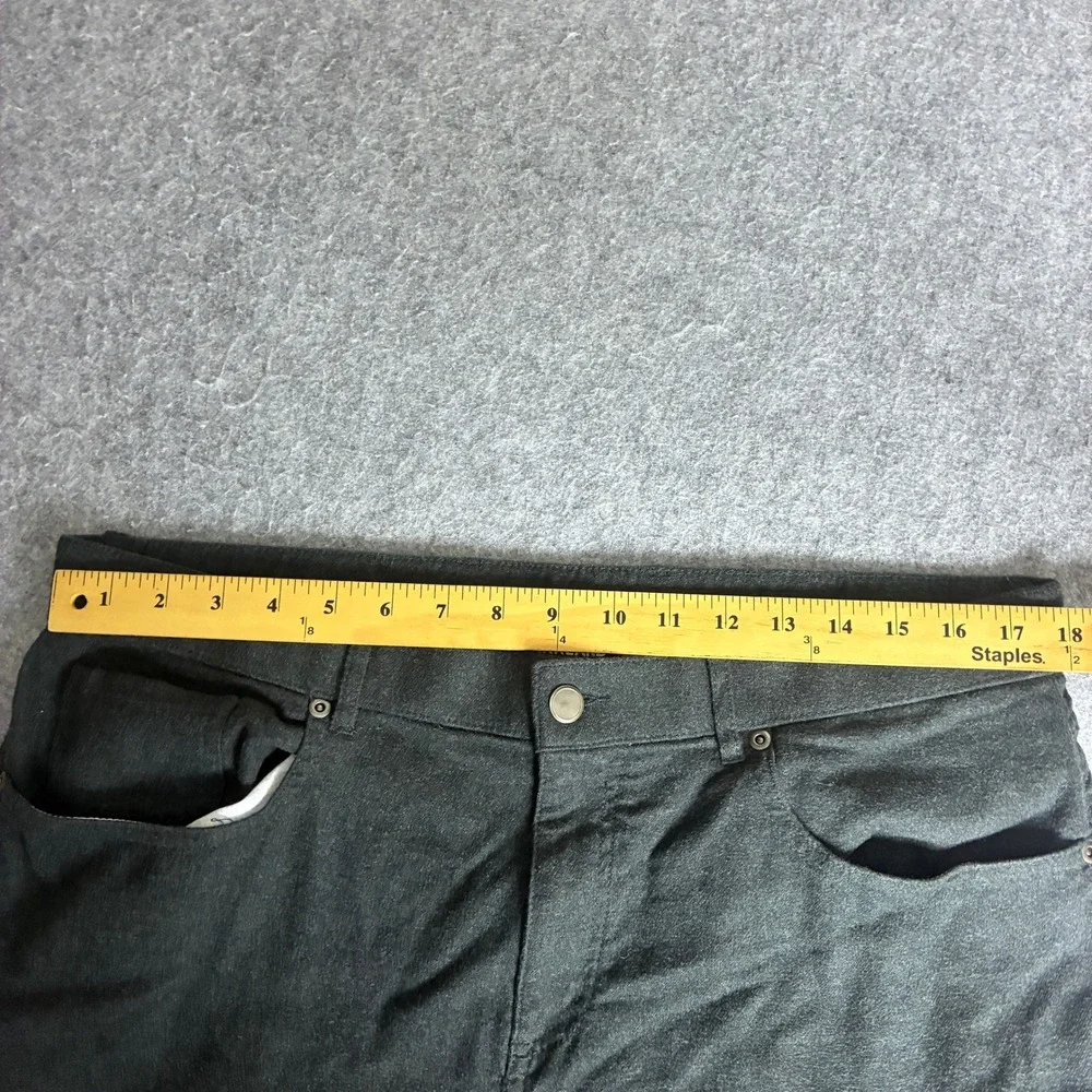 Kirkland Signature Men's 36x29 Brushed Twill Pants Charcoal Gray Stretch Cotton